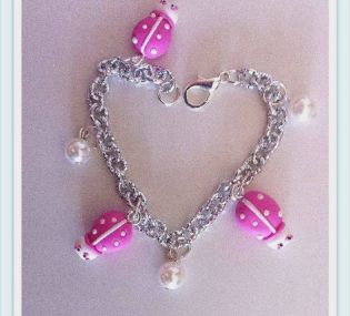 BRA-9 Bracciale LUCKY LADYBUGS (1)